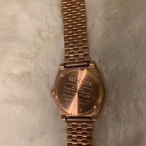 Nixon Time Teller Rose Gold Watch